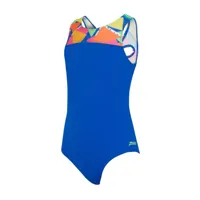 zoggs infinity back swimsuit bleu 8 years fille