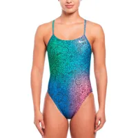 nike swim cutout hydrastrong multi print swimsuit multicolore us 30 femme