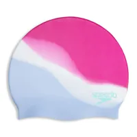 speedo multi colour silicone swimming cap rose