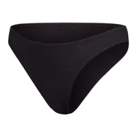 speedo solid scoop bikini bottom noir 2xs femme