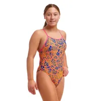 funkita single strap swimsuit multicolore 12 years fille