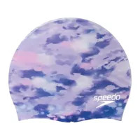 speedo digitally printed junior swimming cap bleu