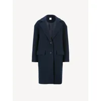 manteau en laine bleu - 46