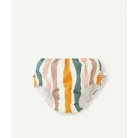 maillot de bain couche réutilisable bébé fille avec rayures colorées - 13-18m