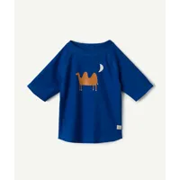 t-shirt manches courtes bébé garçon anti-uv bleu motif chameau - 13-18m