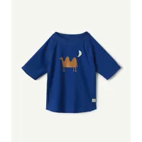 t-shirt manches courtes bébé garçon anti-uv bleu motif chameau - 19-24m