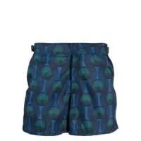 ozwald boateng- printed swim shorts