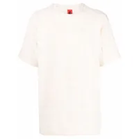 ferrari- white cotton blend t-shirt