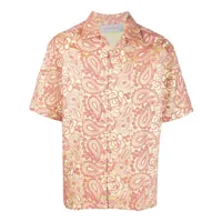 bluemarble- short sleeve embroidered shirt