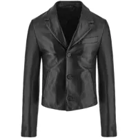 ferragamo- leather jacket
