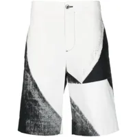 alexander mcqueen- drawstring cotton shorts