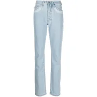 032c- patchwork organic cotton jeans