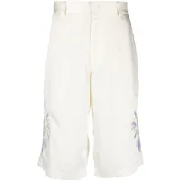 bluemarble- embroidered flowers shorts