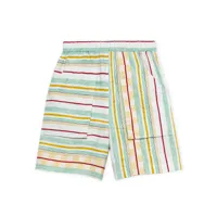 loewe paula's ibiza- striped drawstring shorts