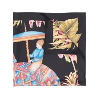 ferragamo- printed silk foulard