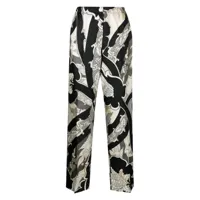 for restless sleepers- printed silk trousers