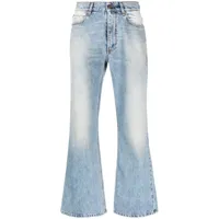 erl- patchwork denim jeans