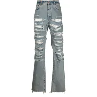 424- ripped denim jeans