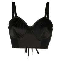 jean paul gaultier- conical corset cropped top