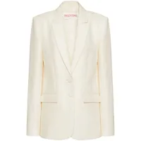 valentino- toile iconographe wool and silk blend blazer jacket