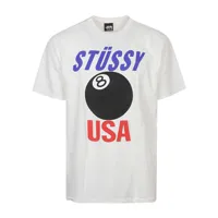 stussy- printed cotton t-shirt