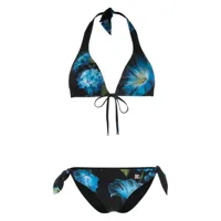 dolce & gabbana- flower print bikini set