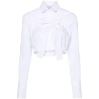 patou- short shirt with bow