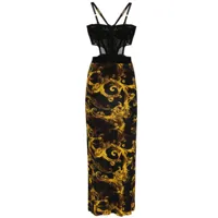 versace jeans couture- long dress with print
