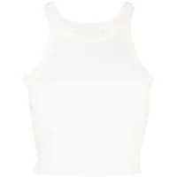 closed- organic cotton cropped tank top