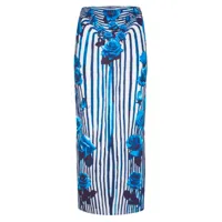jean paul gaultier- 'flower body morphing' long skirt