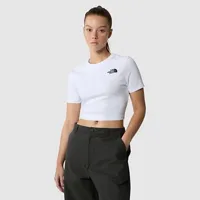 the north face t-shirt court pour femme tnf white taille m