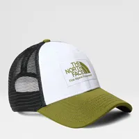 the north face casquette mudder trucker forest olive-tnf white-tnf black taille taille unique