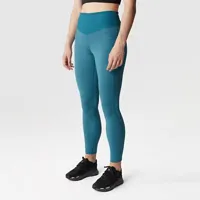 the north face legging 7/8 à poches dune sky pour femme blue coral heather taille s