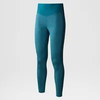 the north face legging 7/8 à poches dune sky pour femme blue coral heather taille xs