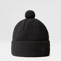 the north face bonnet en polaire cragmont tnf black-tnf black taille s/m