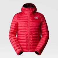 the north face veste à capuche et isolation synthétique huila pour homme clay red - sequoia red taille m