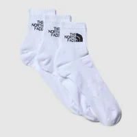 the north face chaussettes courtes avec amorti multi sport tnf white taille m