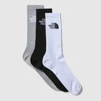 the north face chaussettes mi-mollets avec amorti multi sport black assorted taille m
