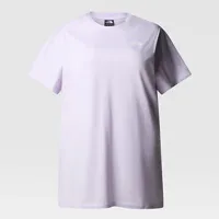 the north face robe t-shirt grande taille simple dome pour femme icy lilac taille 1x