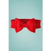 bella bow belt en rouge