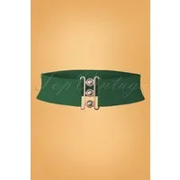 lauren vintage stretch belt en vert