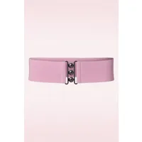 lauren vintage stretch belt en rose pastel