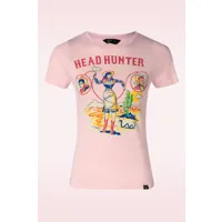 t-shirt head hunter en rose