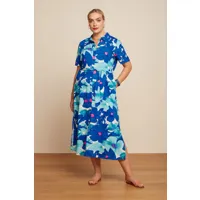 robe midi olive seychelles en bleu surf
