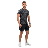 nebbia camouflage compression maximum 338 short sleeve t-shirt noir xl homme