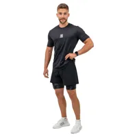 nebbia compression 2in1 performance 335 shorts 2 in 1 noir l homme