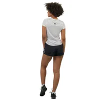 nebbia fit activewear “airy” with reflective logo 438 short sleeve t-shirt gris xs femme