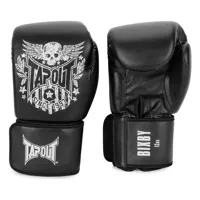 tapout bixby artificial leather boxing gloves noir 10 oz