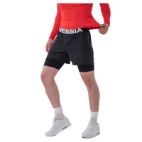nebbia double-layer with smart pockets 318 shorts rouge l homme