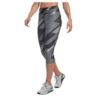 reebok workout ready printed leggings gris s femme